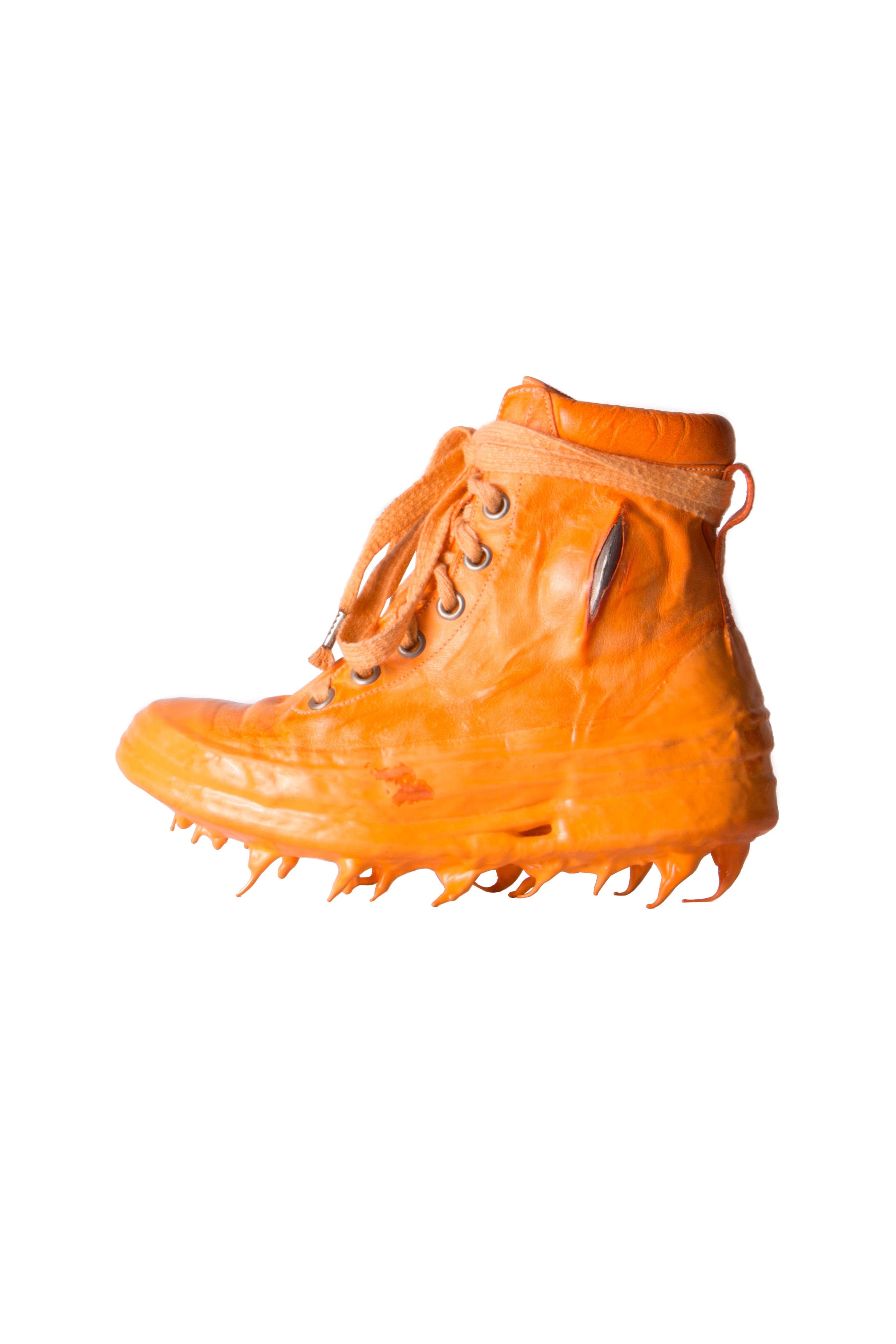 Object Dyed Prosthetic Ankle Drip Rubber Sneaker