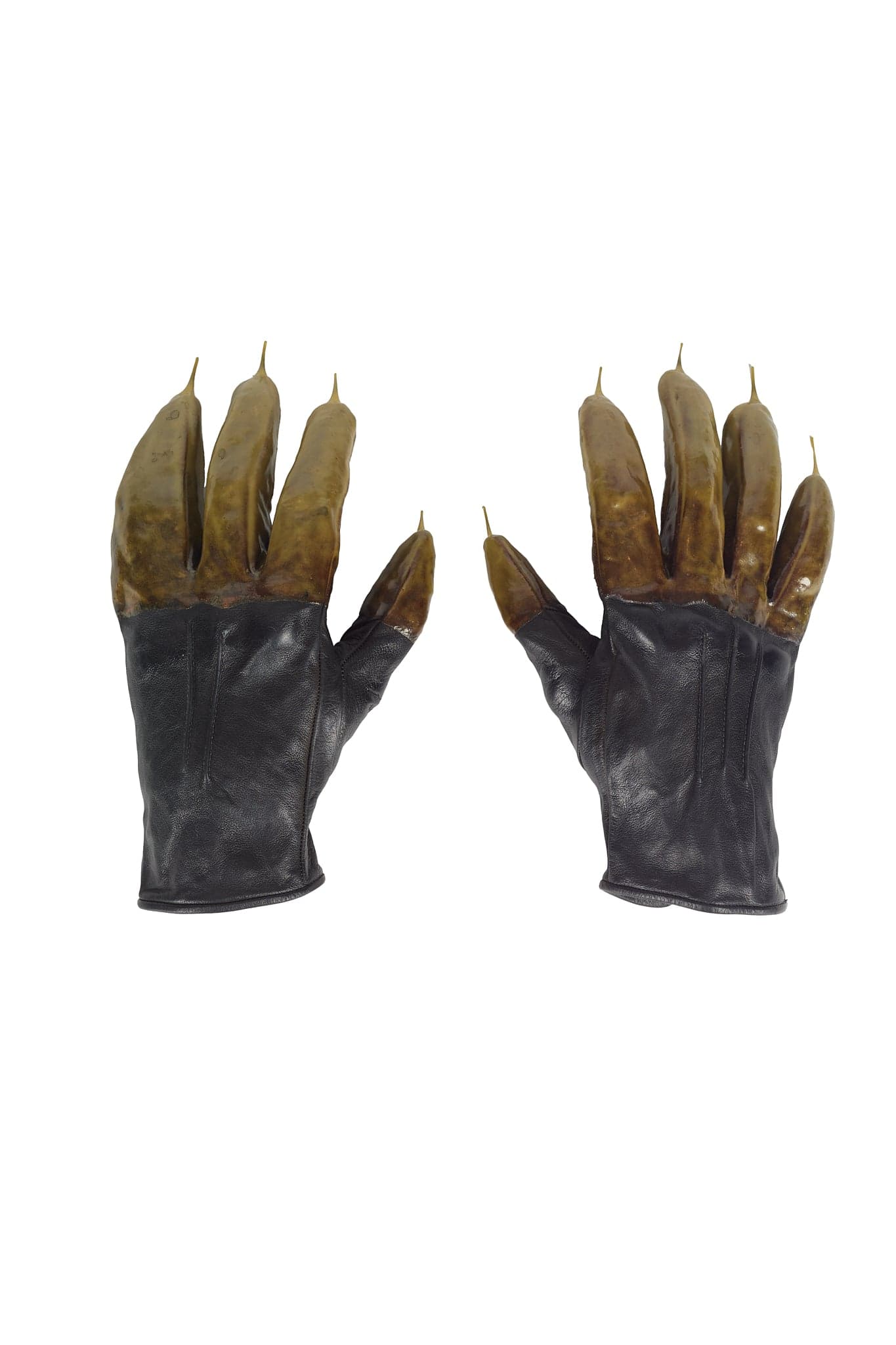 Object Dyed Drip Rubbered Leather Gloves