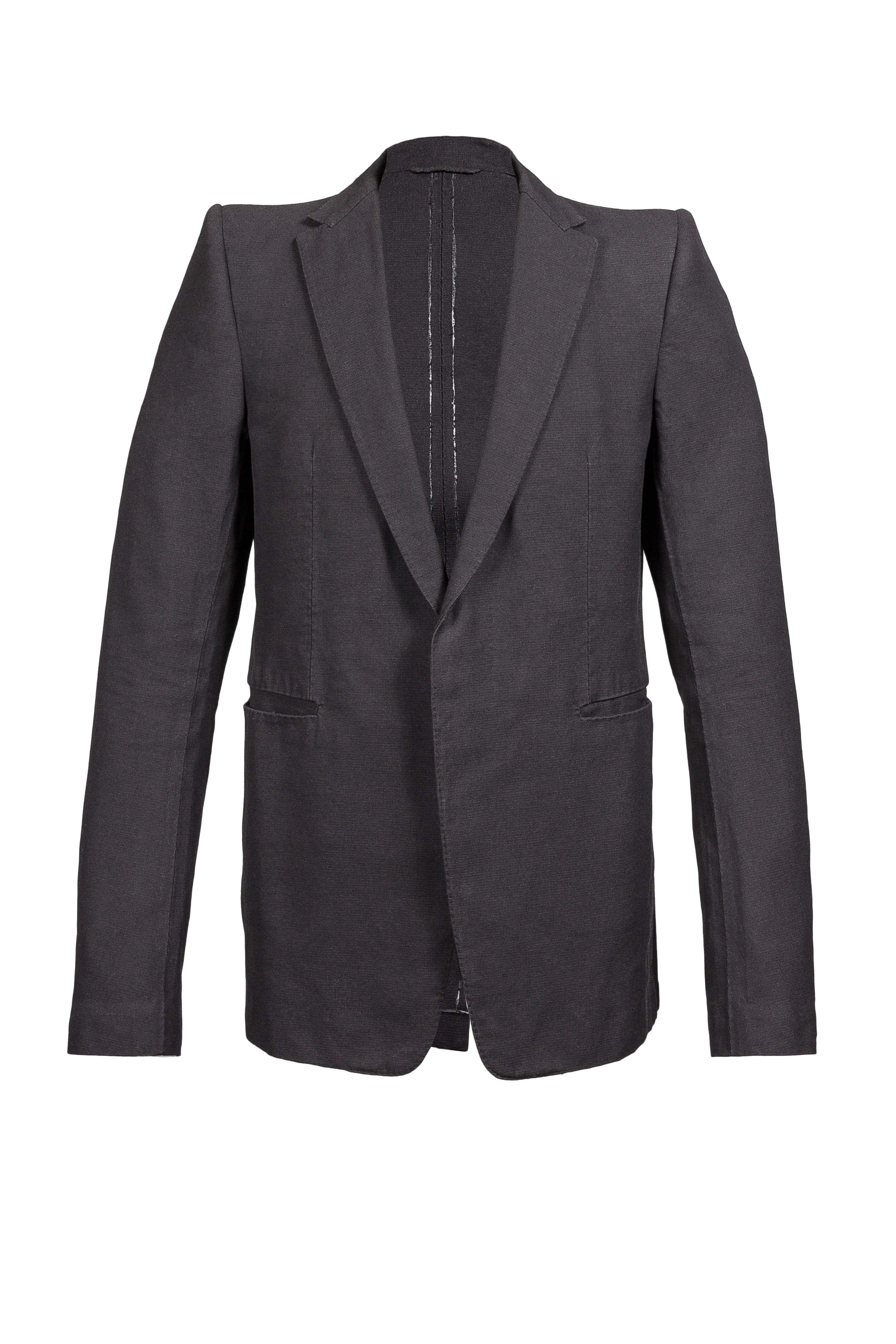 Stirred Unlined Chain Seam, 1 Button Jacket