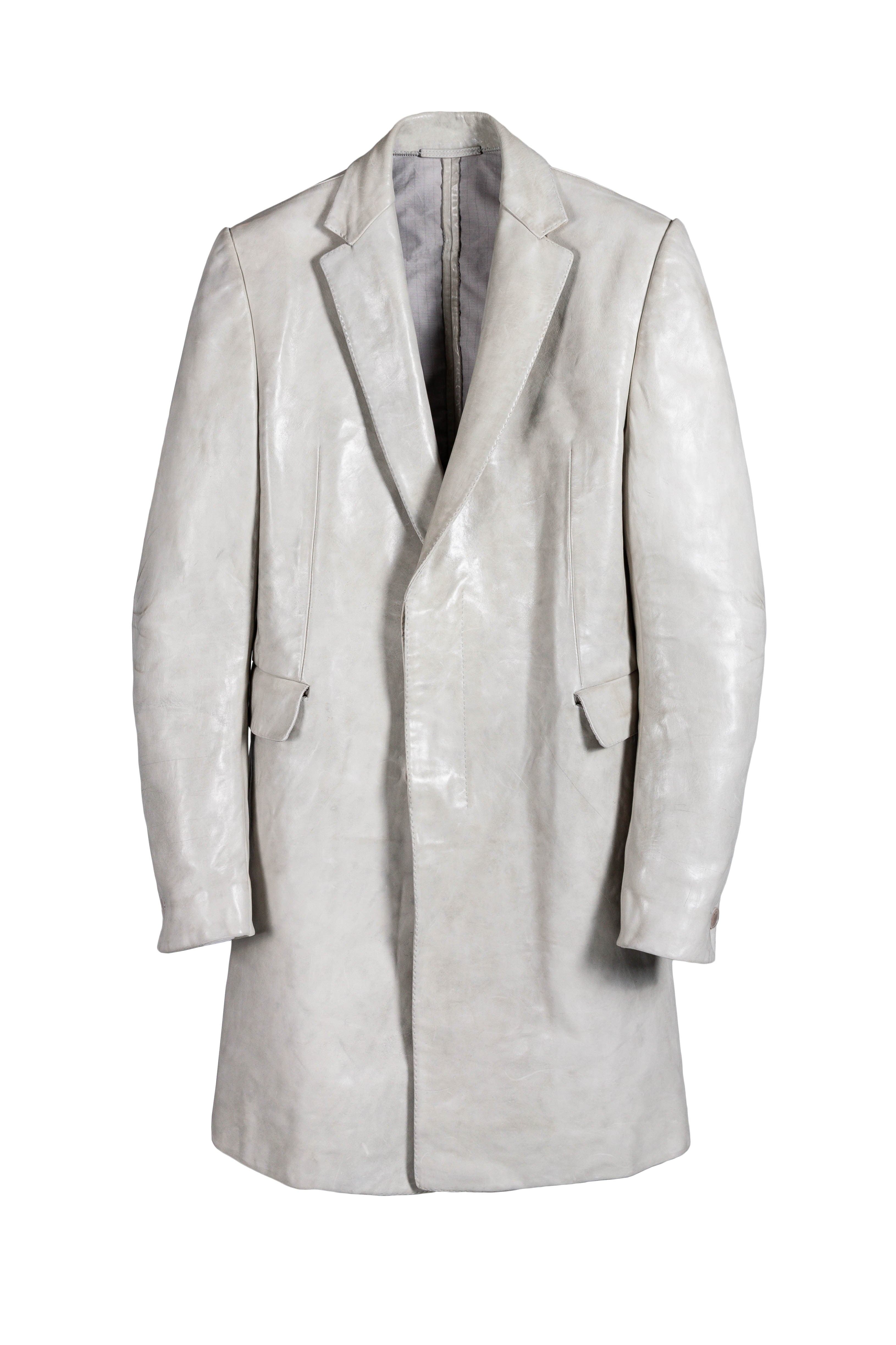 Object Dyed Prosthetic Elbow, Lined Unlined Leather Jacket