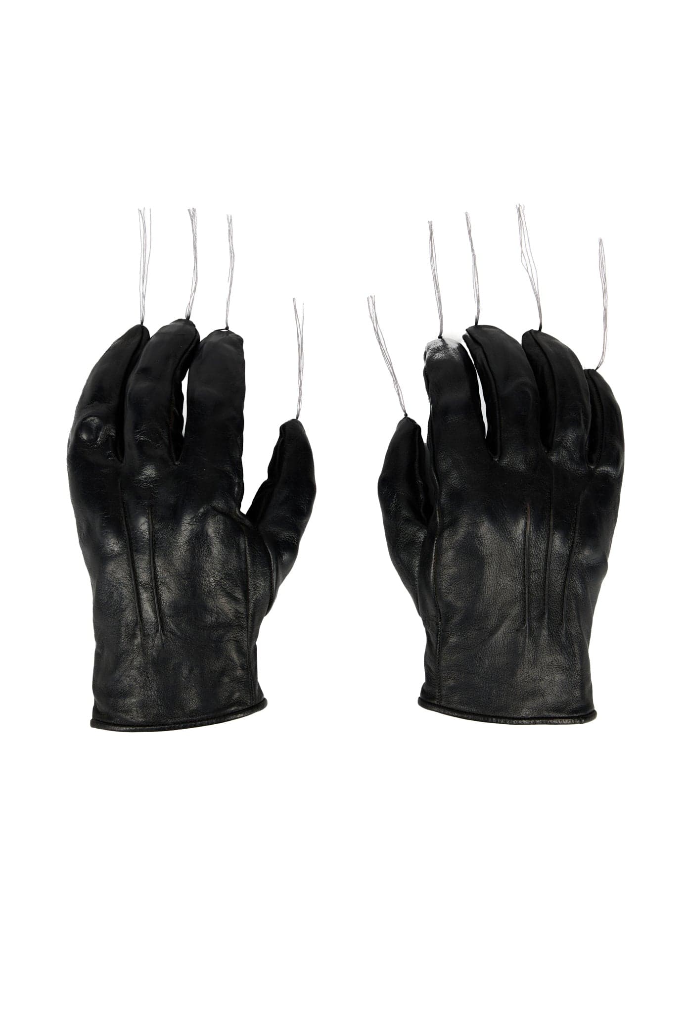 Object Dyed Disparate Leather Gloves