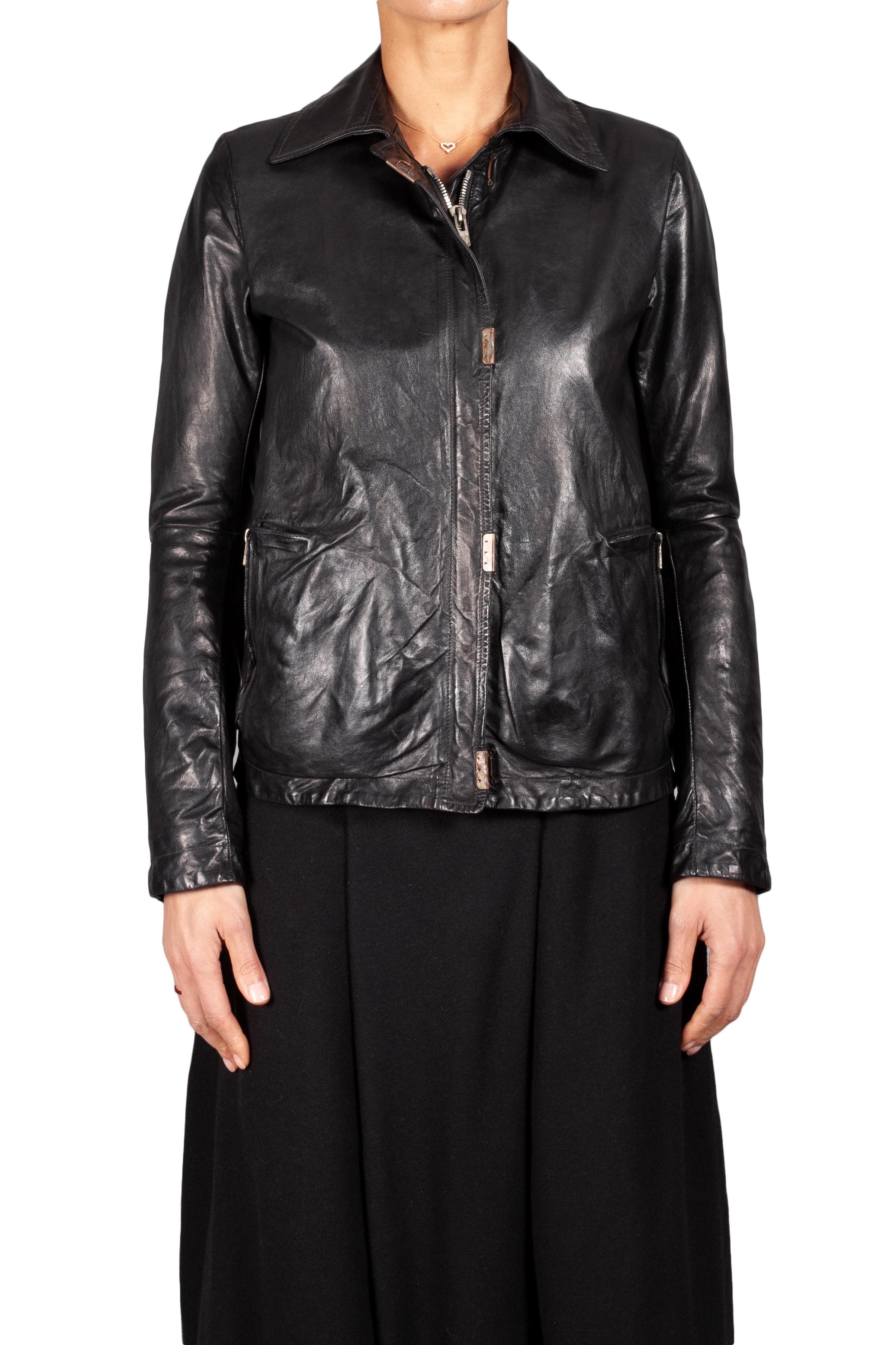 Object Dyed Lined Scarstitched Jacket