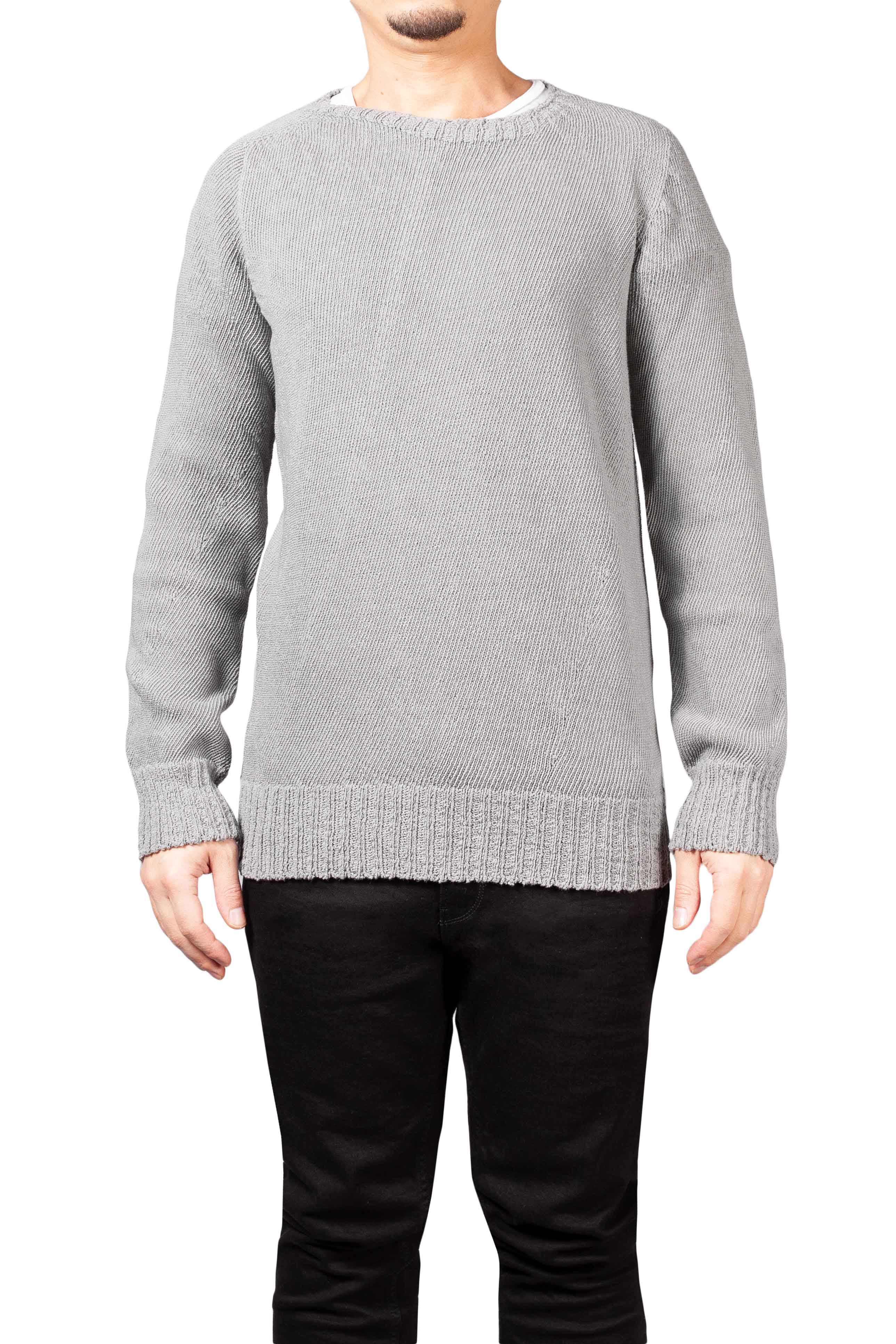 Seamless Long Sleeve Round Neck Sweater