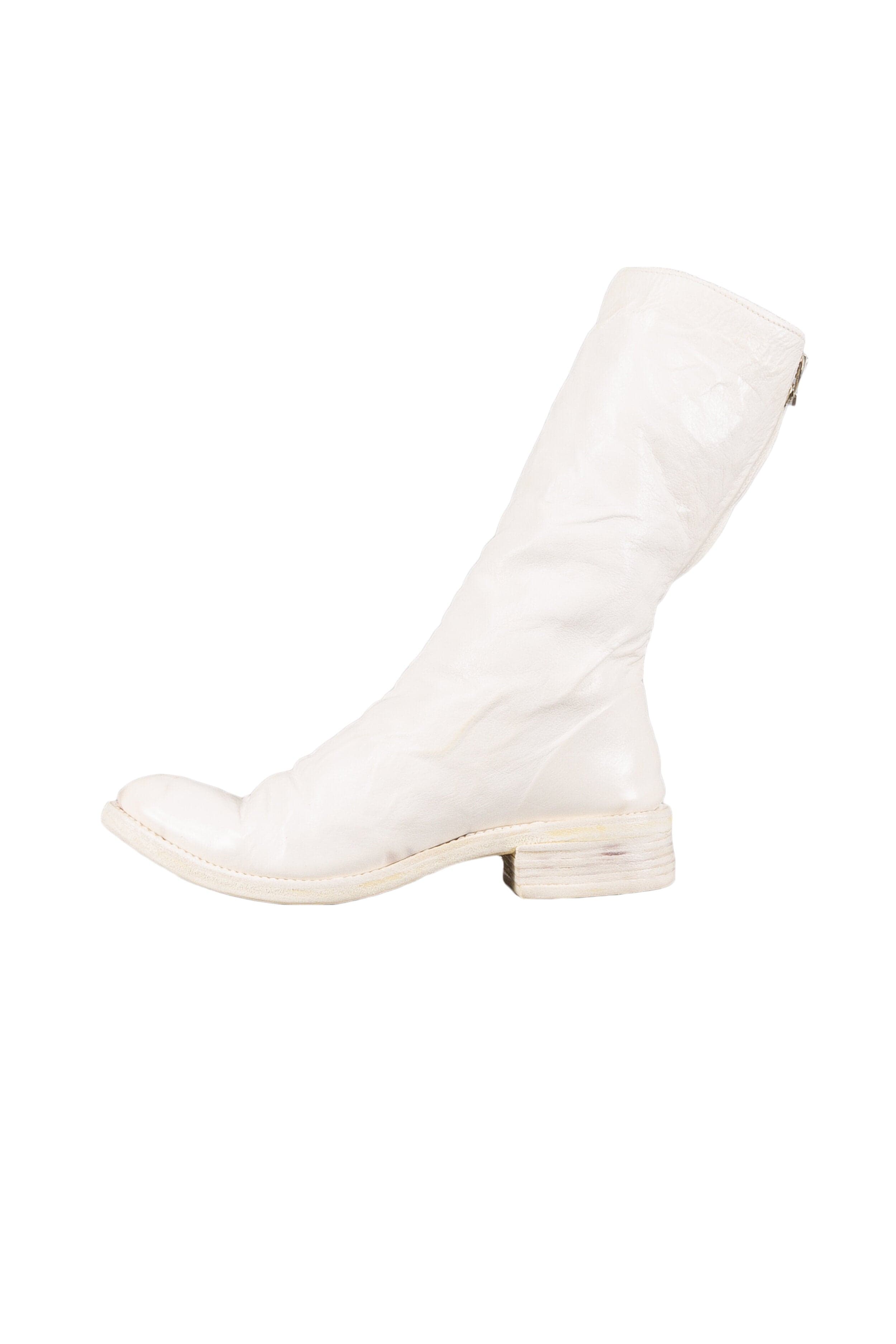 Object Dyed Lined Long Diagonal Zip Goodyear Boot