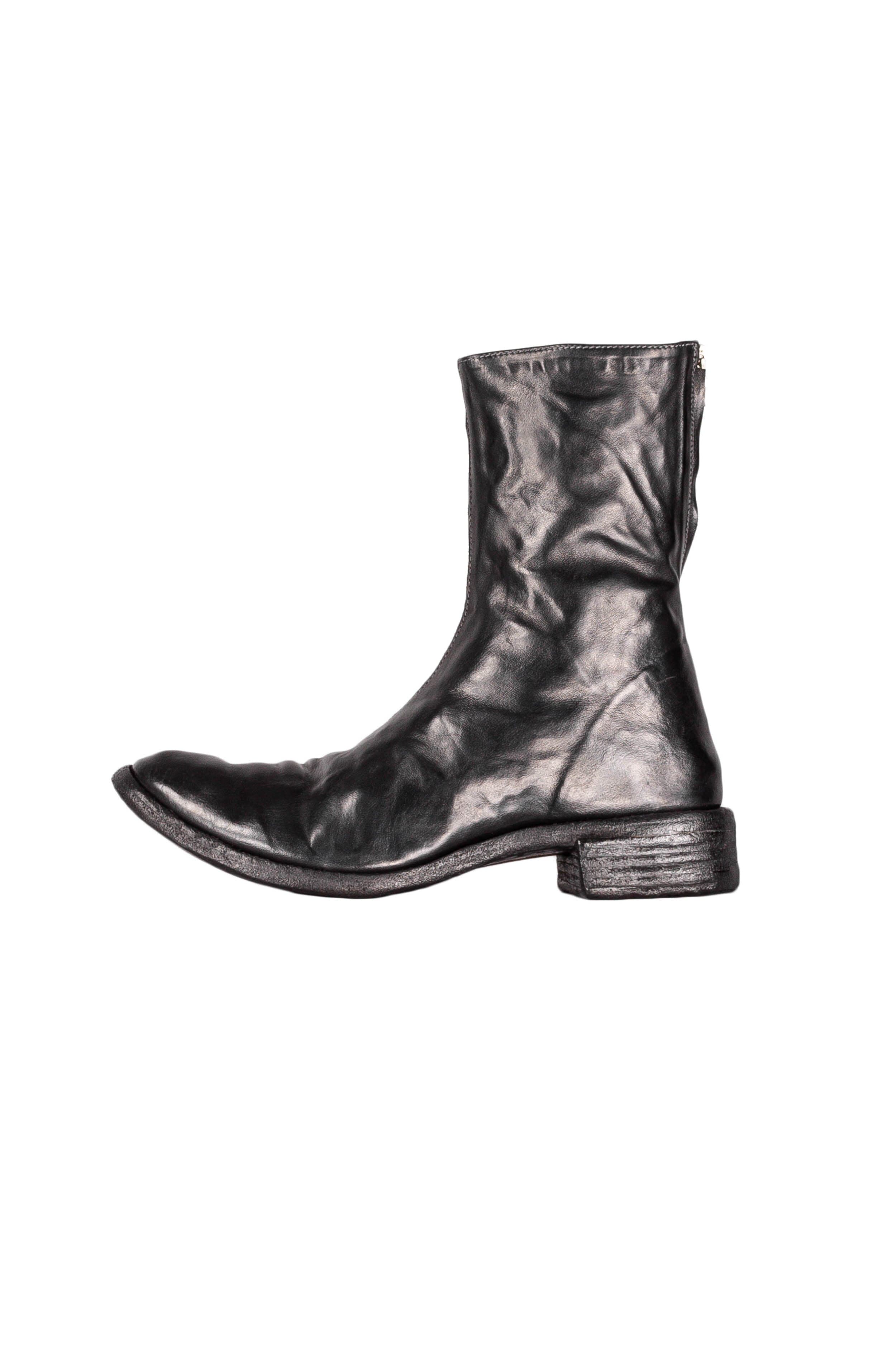 Object Dyed Lined Diagonal Zip Goodyear Boot