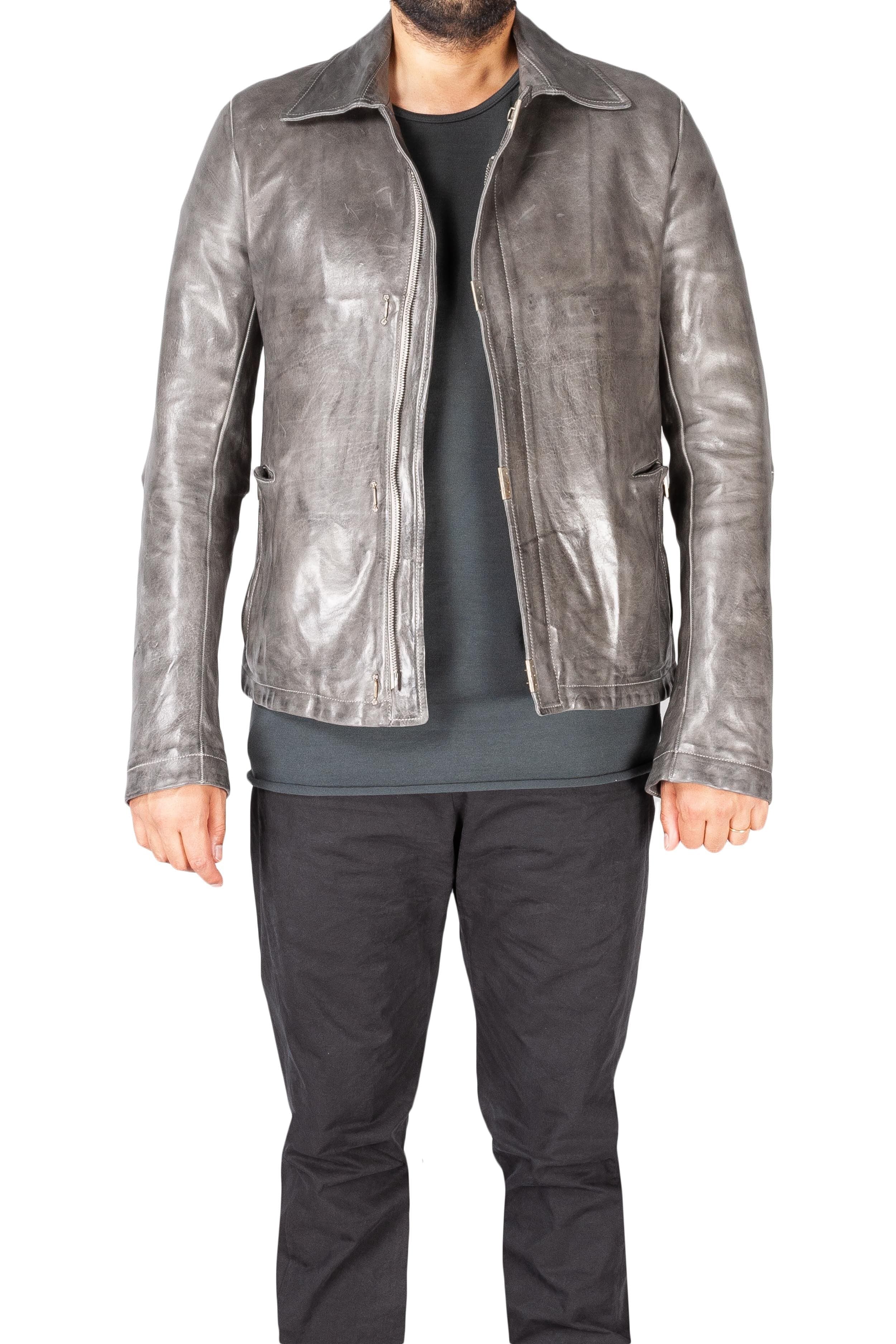 Object Dyed Lined Scarstitched Jacket