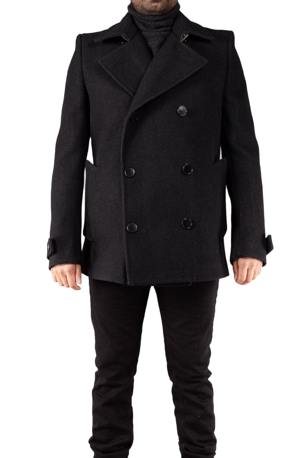 Unlined Visible Overlock One Piece Dead End Caban