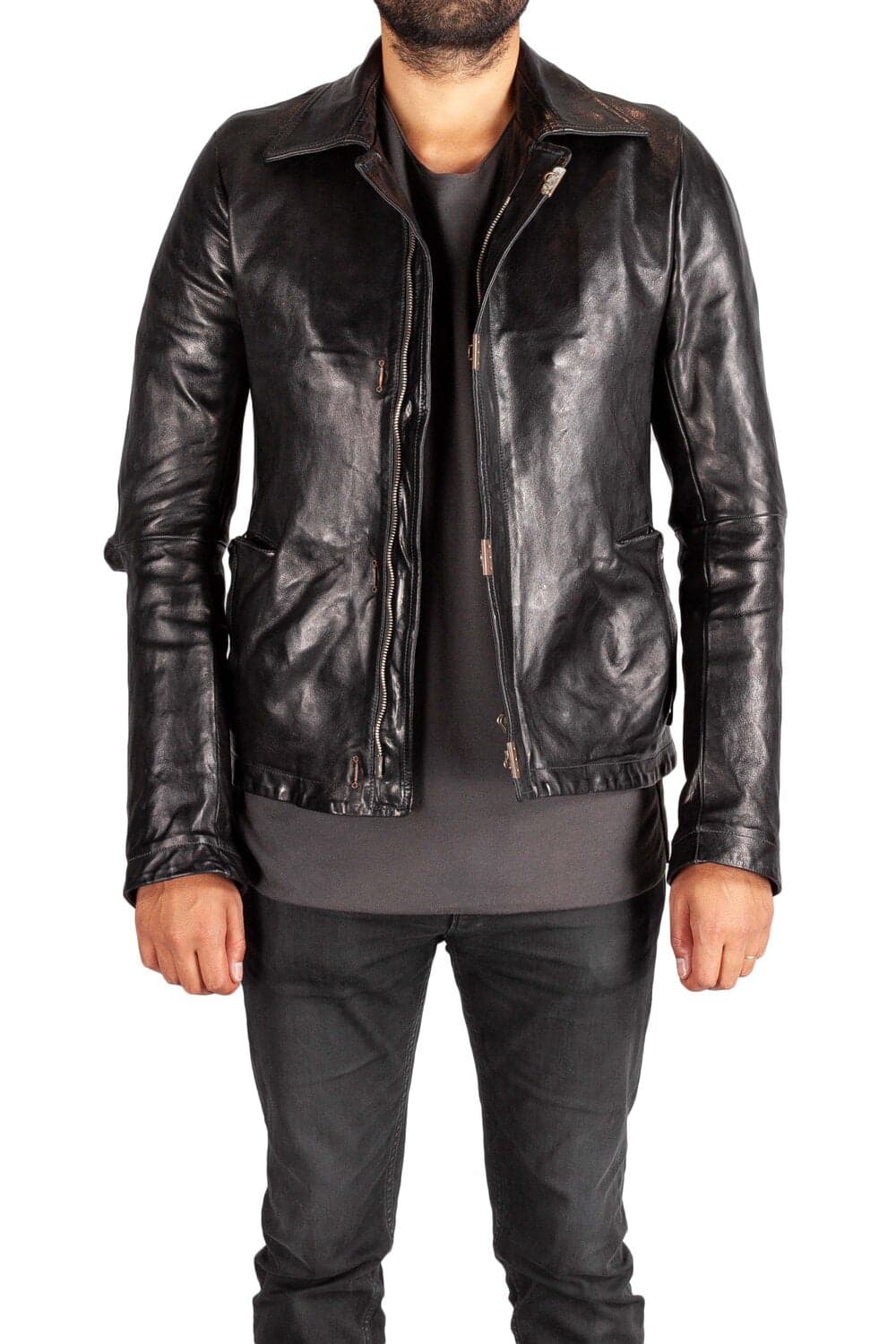 Object Dyed Lined Scarstitched Jacket