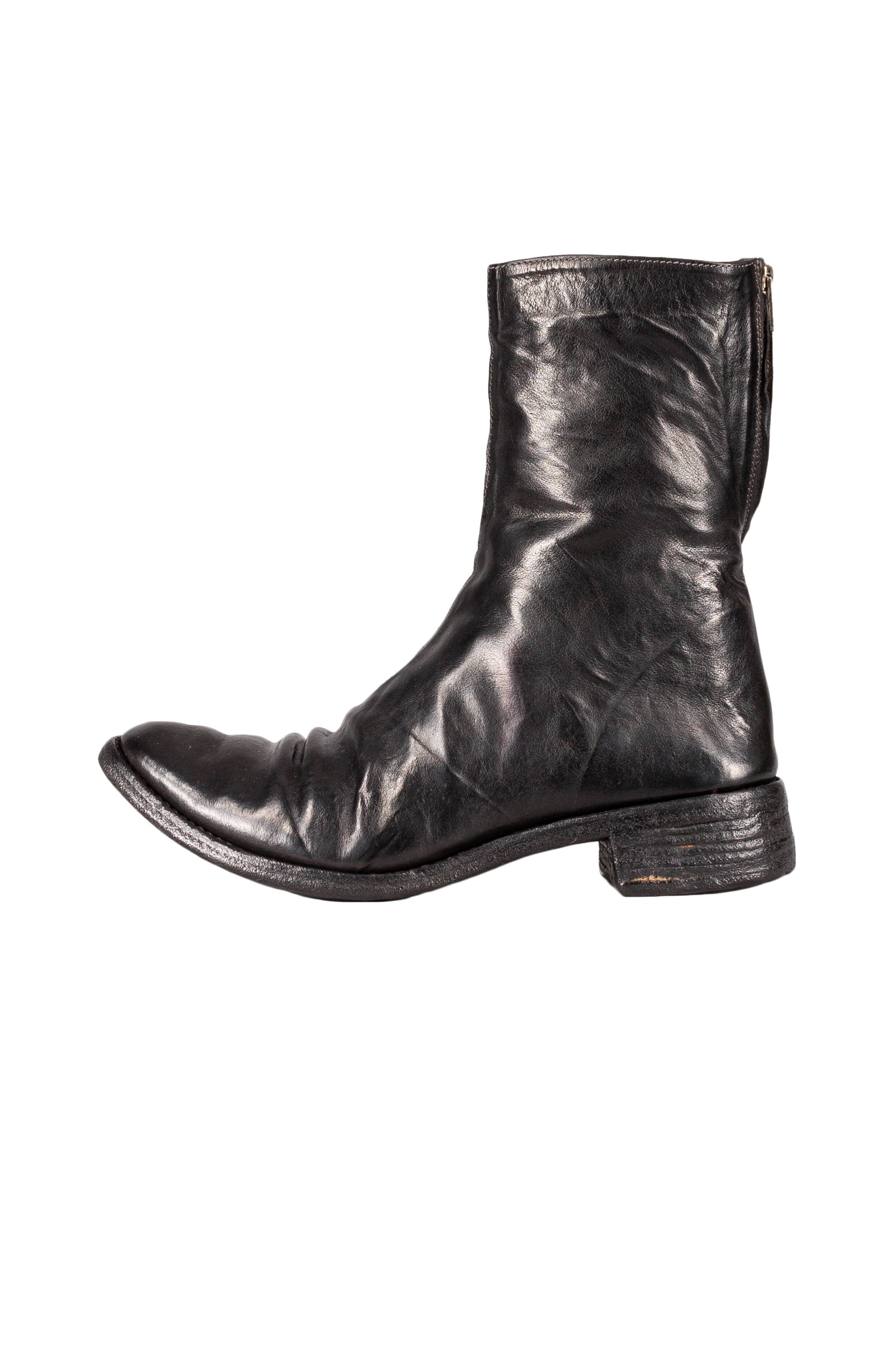 Object Dyed Lined Diagonal Zip Goodyear Boot