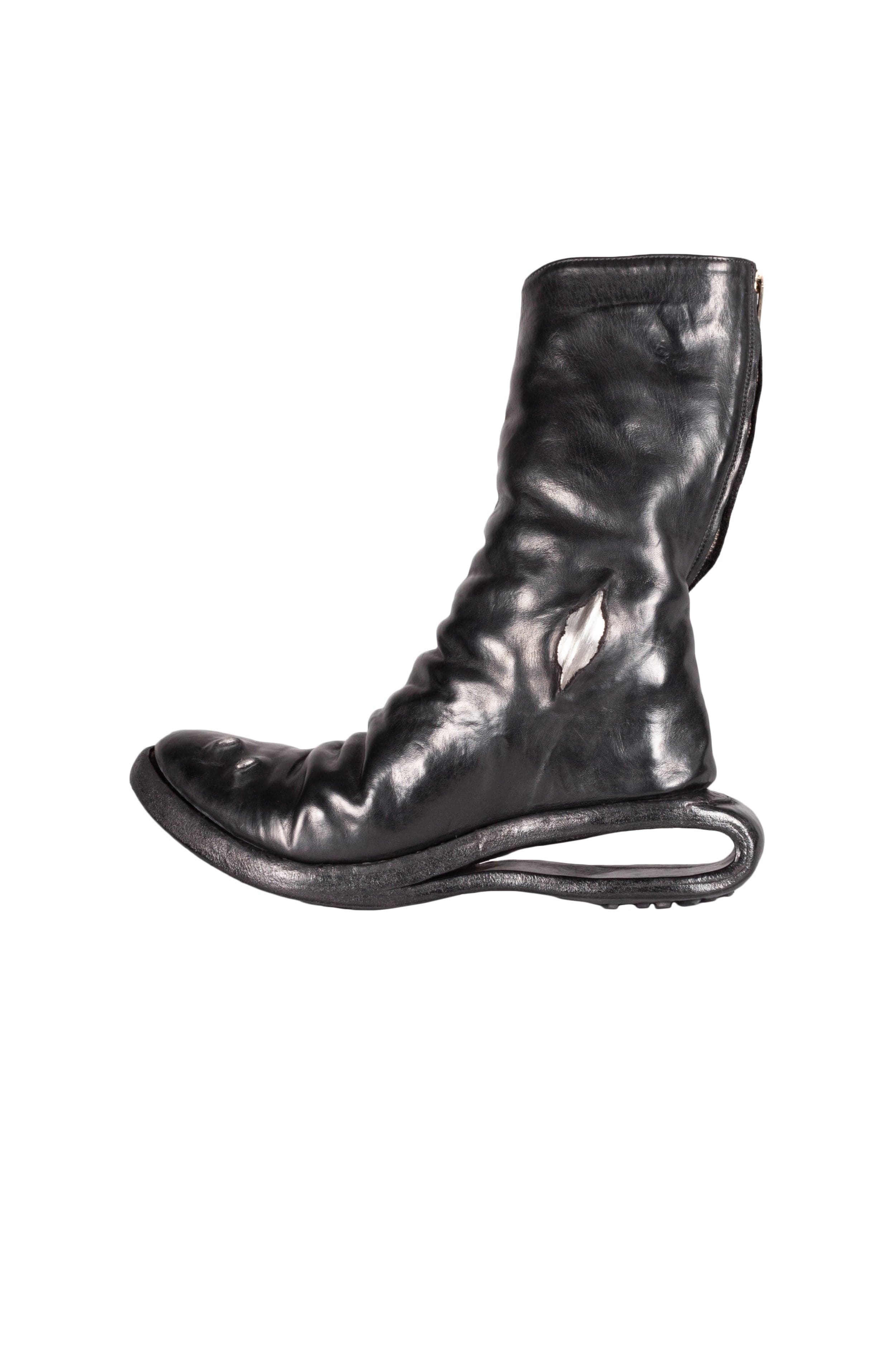 U-Sole Prosthetic Diagonal Zip Lined Goodyear Boot