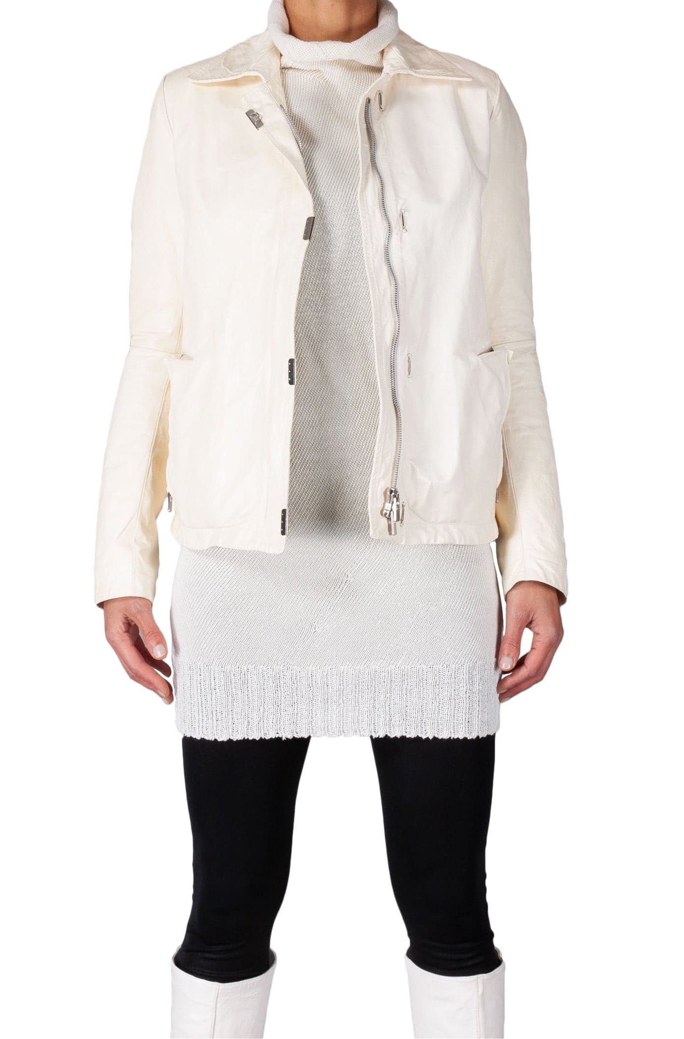 Object Dyed Lined Scarstiched Jacket