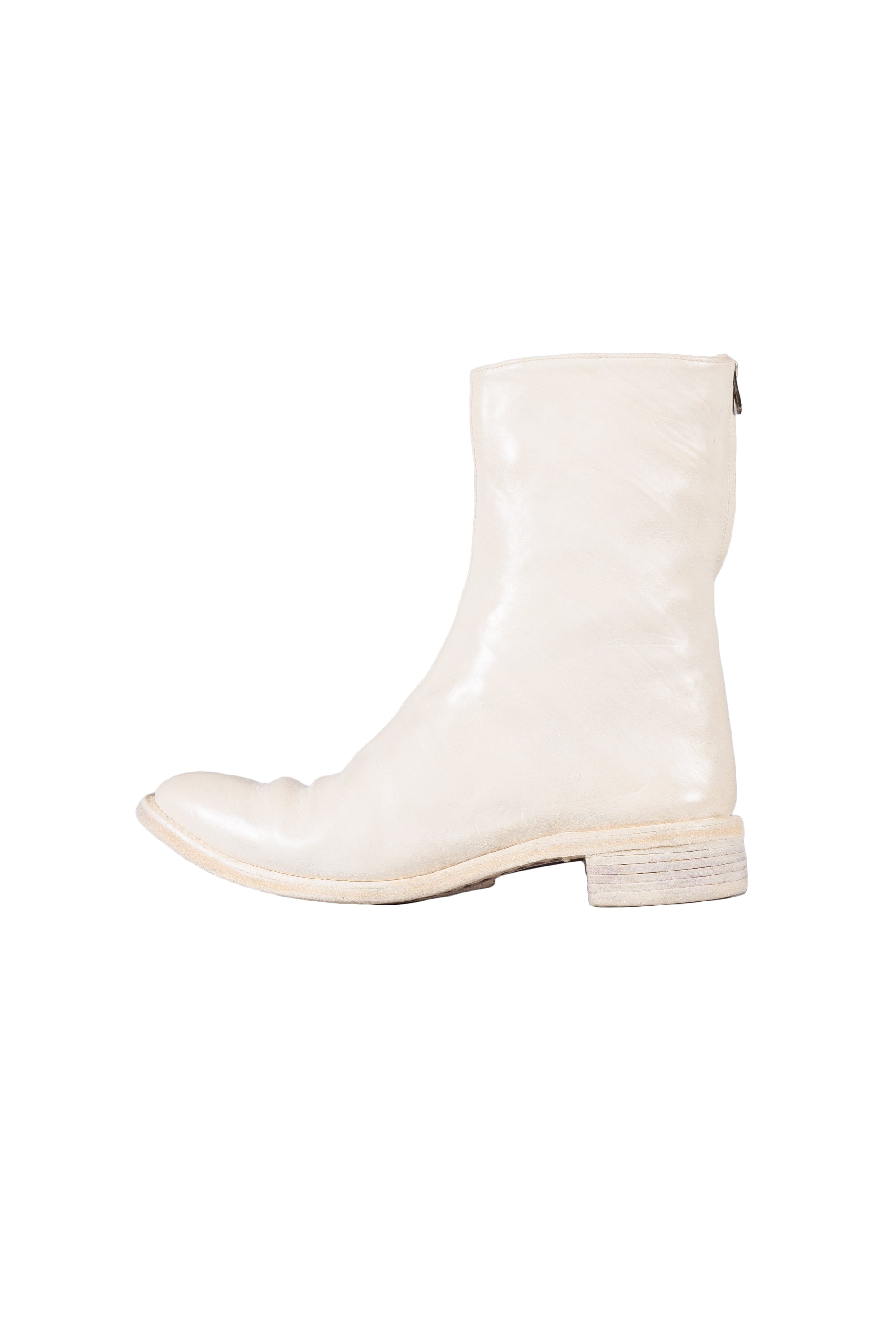 Object Dyed Lined Diagonal Zip Goodyear Boot