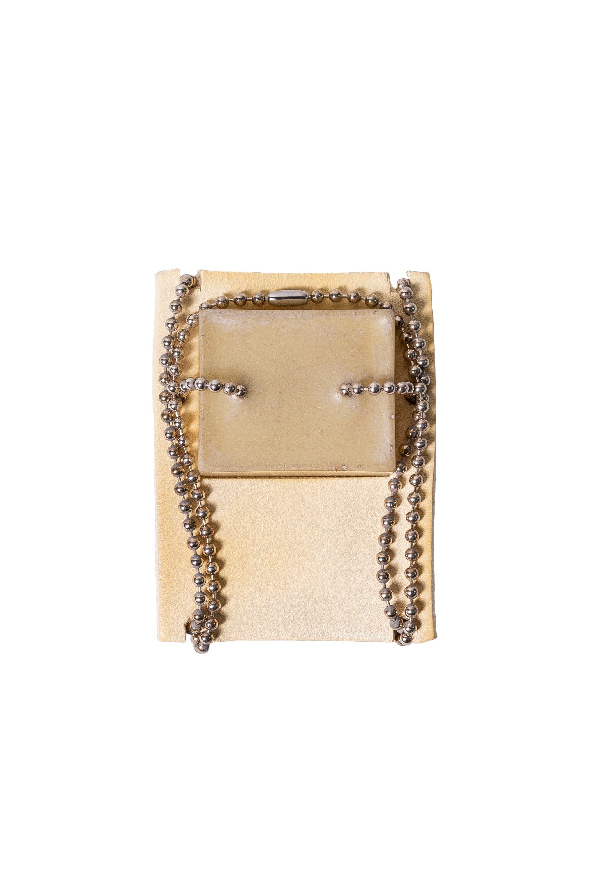 Silver Chain Rubber Block