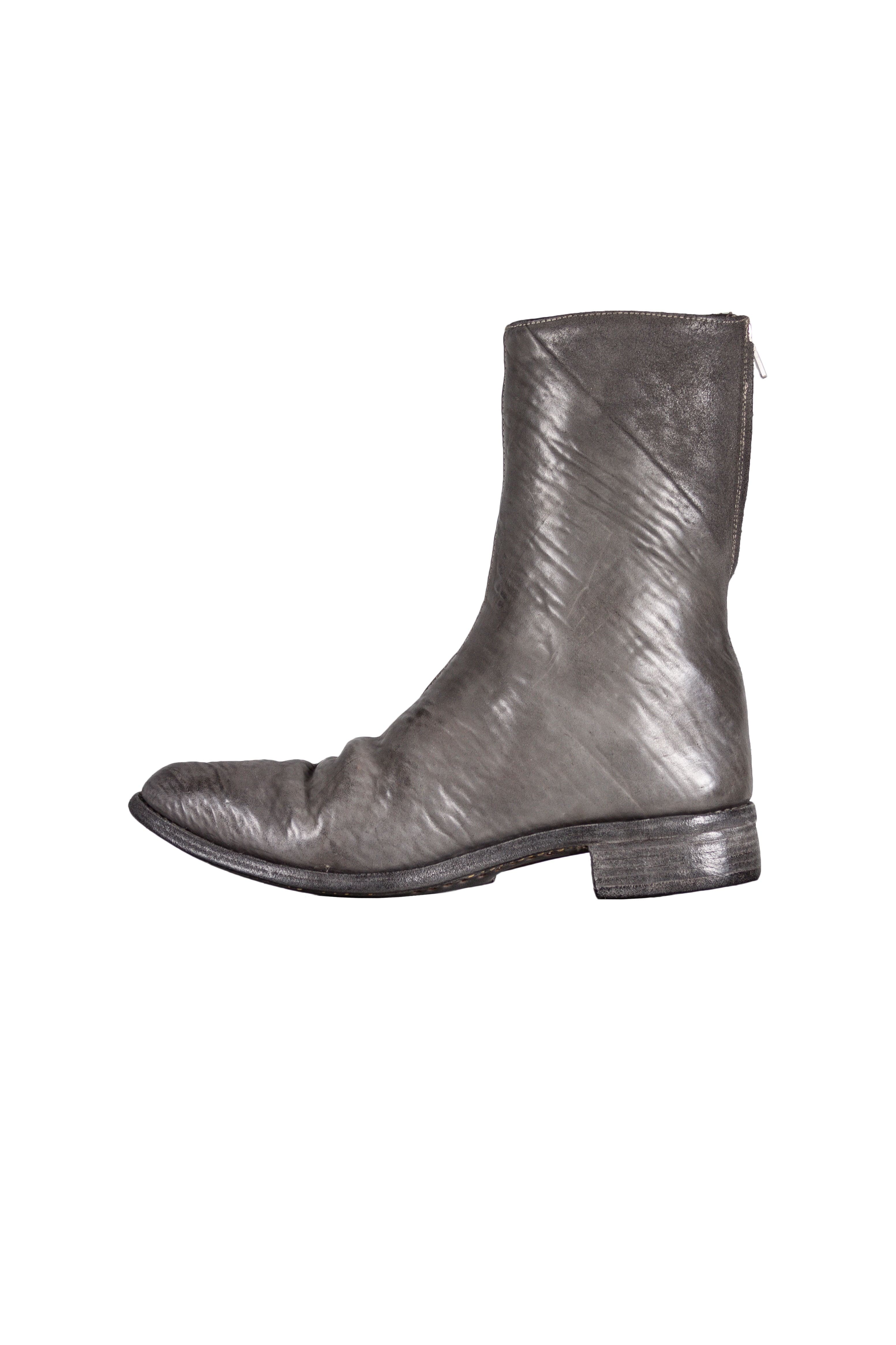 Object Dyed Lined Diagonal Zip Goodyear Boot