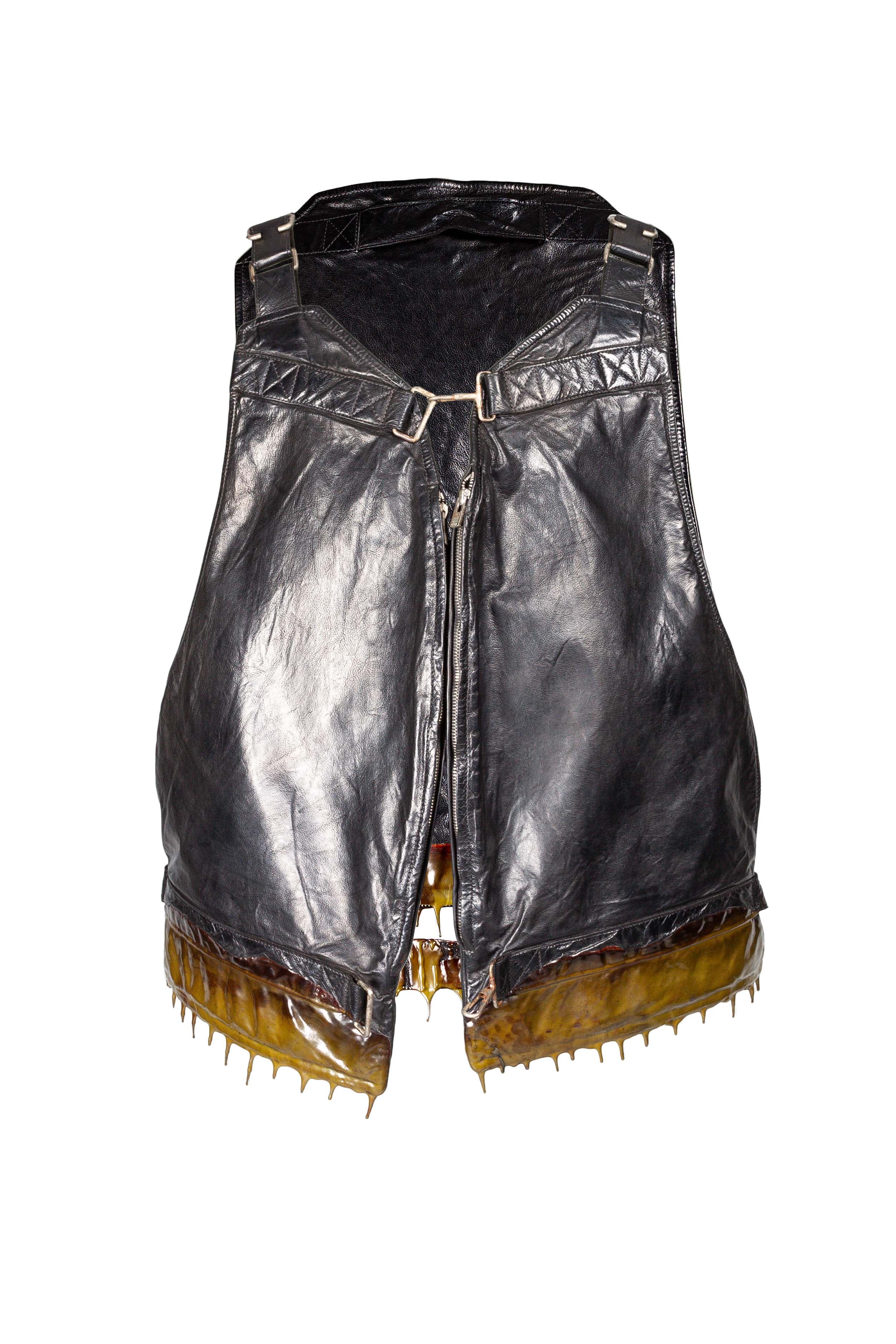 Object Dyed Drip Rubbered Vest Bag